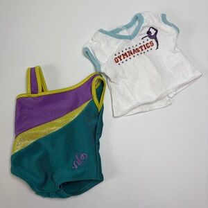 American Girl Doll McKenna‎ Gymnastics Practice Clothes Leotard & Shirt 18” Doll